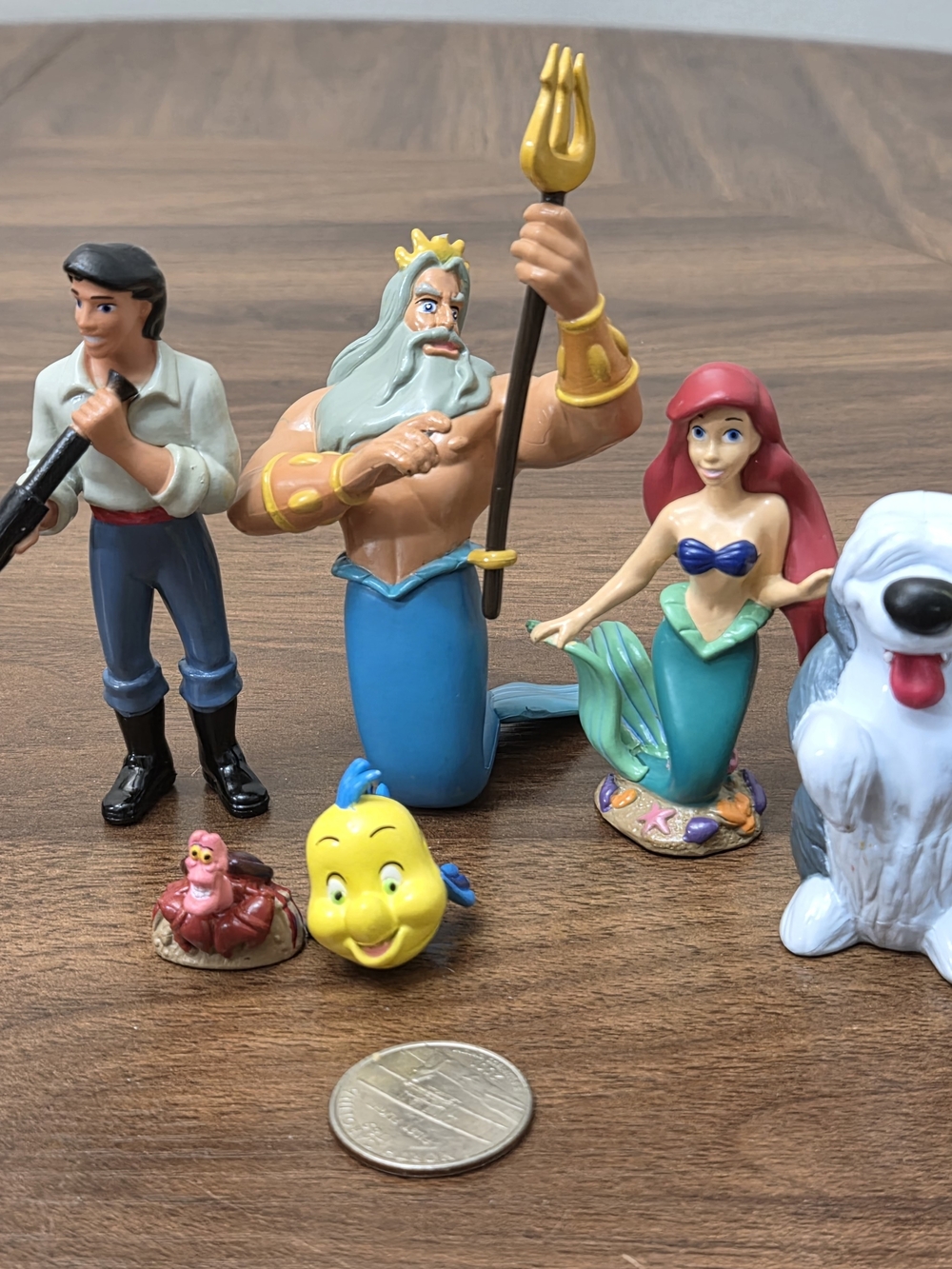 Disney Little Mermaid Figure Set - Ariel, King Triton & Friends